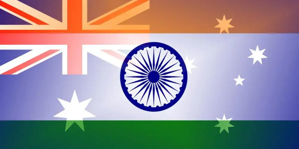 AUD to INR flags