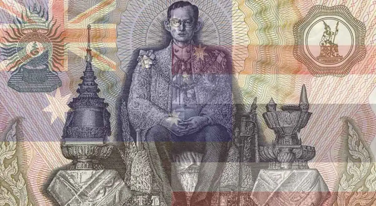 AUD to THB flags