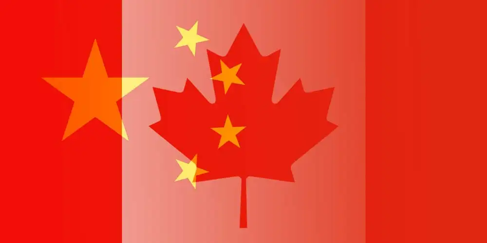 CAD to CNY flags