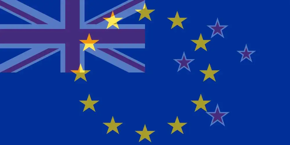 EUR to NZD flags