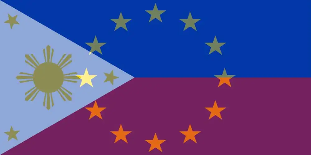 EUR to PHP flags