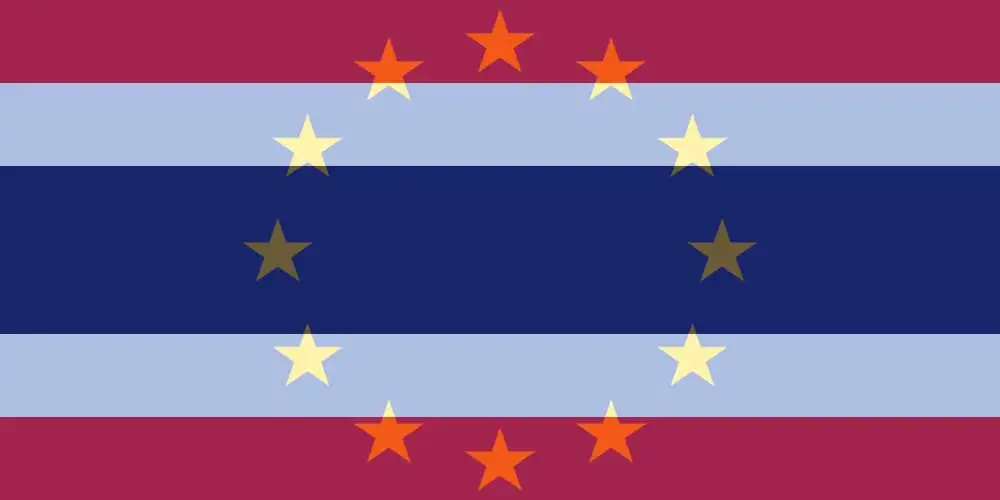 EUR to THB flags