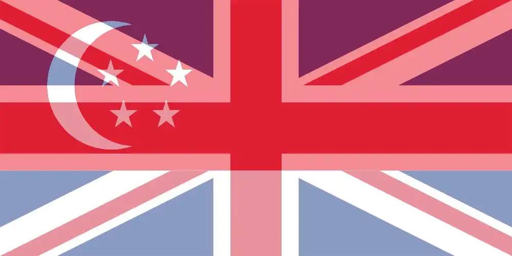 GBP to SGD flags