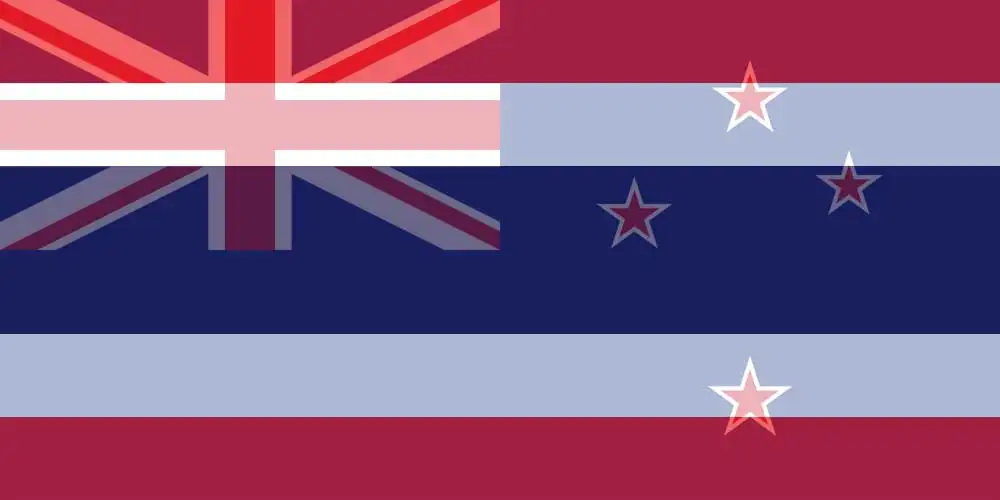 NZD to THB flags