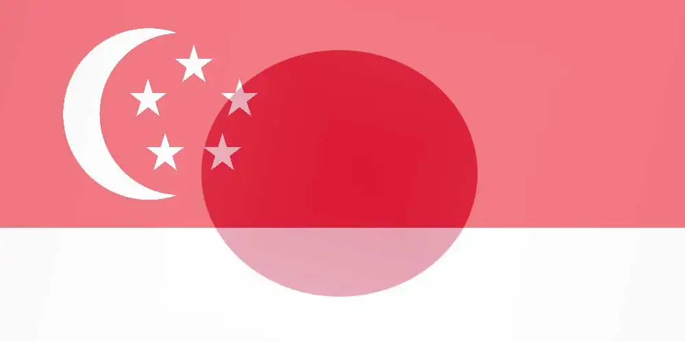 SGD to JPY flags