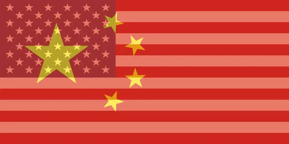 USD to CNY flags