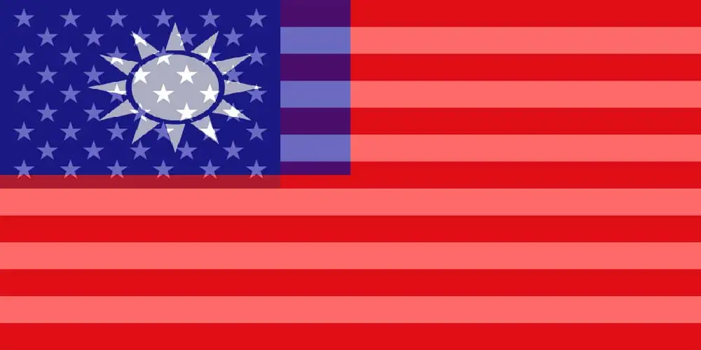 USD to TWD flags